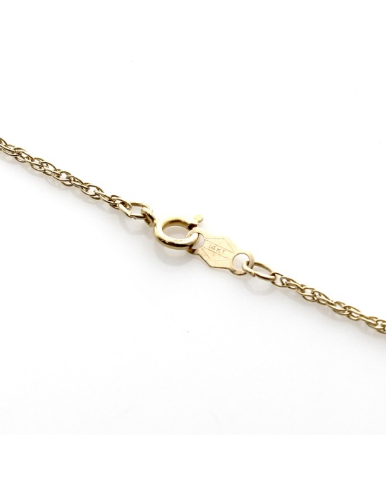 Diamond Bow Drop Necklace